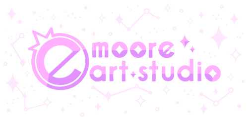 E Moore Art Studio logo